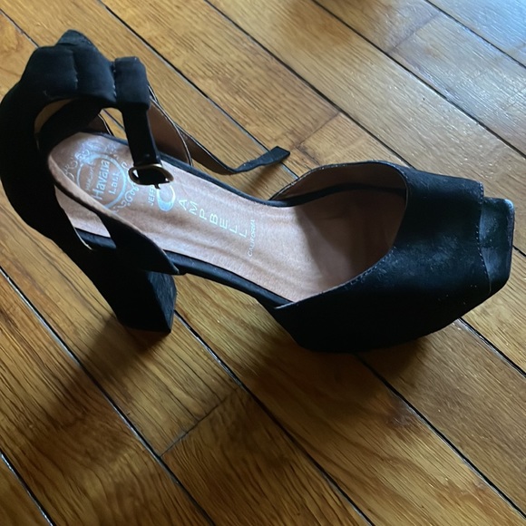 Jeffrey Campbell perfect 2 square toe platform 7M - Picture 4 of 7